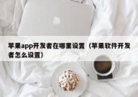 苹果app开发者在哪里设置（苹果软件开发者怎么设置）