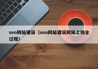 seo网站建设（seo网站建设网站上线全过程）